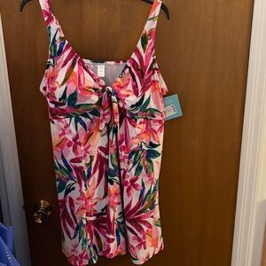 One Piece Swim Suit Swim Dress Size 24W
